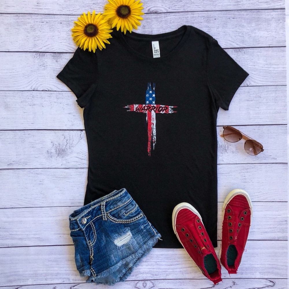 Women’s patriotic Christian T-shirt